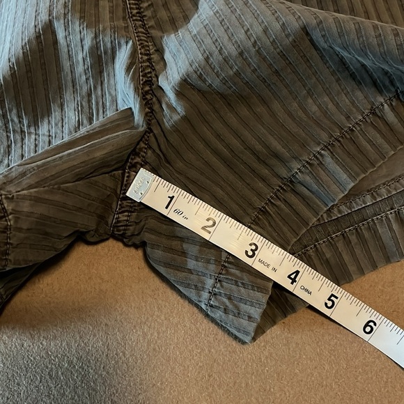 James Perse Estilo Olive Green Women's Striped Shorts- Size 0 NWOT - Picture 9 of 9